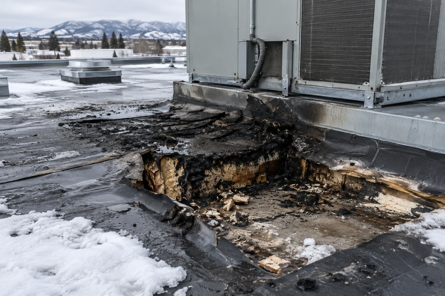 Fire Damage Roof Repair in Bozeman, MT
