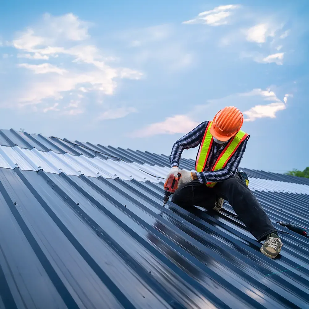 occupied building reroofing